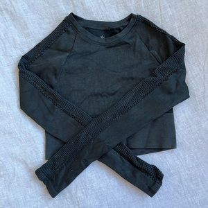 Aerie Long Sleeve Crop Top